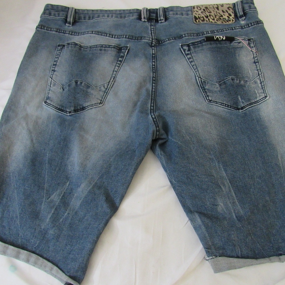 CULT OF‎ INDIVIDUALITY Rocker Jean Short Men's Heritage Denim Cotton